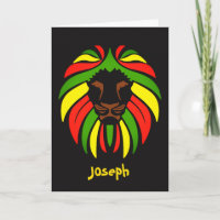 Reggae Music Rasta Colors Individuelle Name Geburt