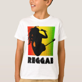 Reggae Music Rasta Rastaman Gesang Gitarre spielen T-Shirt