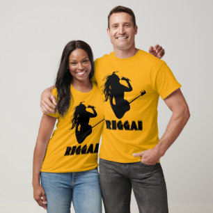 Reggae Music Rasta Rastaman Gitarre spielen T-Shirt