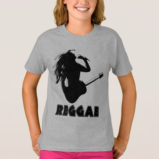 Reggae Music Rasta Rastaman Guitar Kids Hoodie (Vorderseite)