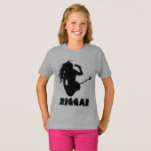 Reggae Music Rasta Rastaman Guitar Kids Hoodie (Vorne ganz)