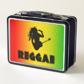 Reggae Music Rasta Rastaman Rastafarian Lunch Box (Rückseite)