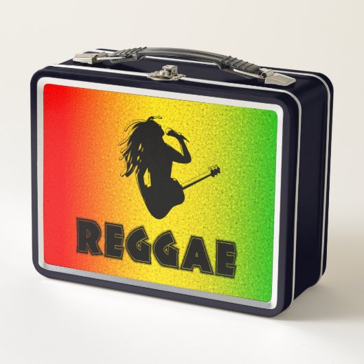 Reggae Music Rasta Rastaman Rastafarian Lunch Box (Vorderseite)