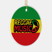 Reggae Music, Reggae Art mit Friedenssymbol Keramik Ornament (Rechts)