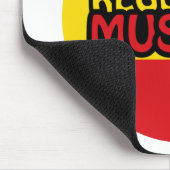 Reggae Music, Reggae Art mit Friedenssymbol Mousepad (Ecke)