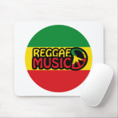 Reggae Music, Reggae Art mit Friedenssymbol Mousepad (Mit Mouse)