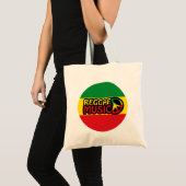 Reggae Music, Reggae Art mit Friedenssymbol Tragetasche (Vorderseite (Produkt))