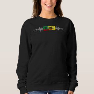 Reggae Music Sound Wave Reggaeton Sweatshirt