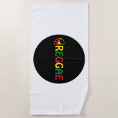 Reggae Music Strandtuch (Vorderseite)