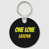 Reggae Music Vinyl Record Schlüsselanhänger (Rückseite)