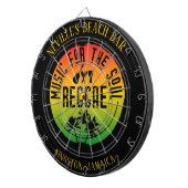Reggae Music Vinyl Record Sports Bar Dartscheibe (Vorderseite rechts)