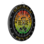 Reggae Music Vinyl Record Sports Bar Dartscheibe (Vorderseite Links)