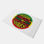 Reggae Music with positive sayings Fußmatte (Schrägansicht)