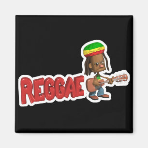 Reggae-Musik-Design Magnet