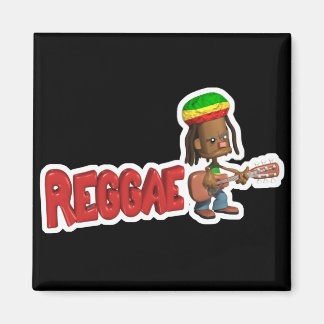 Reggae-Musik-Design Magnet