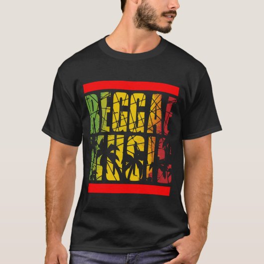Reggae-Musik-Freund T-Shirt (Vorderseite)