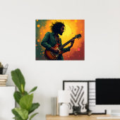 Reggae-Musik-Kunst Poster (Heimbüro)