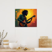 Reggae-Musik-Kunst Poster (Küche)