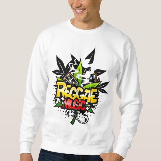 REGGAE-MUSIK SWEATSHIRT (Vorderseite)