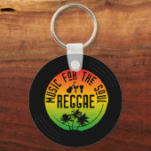 Reggae-Musik-Vinyl-Schallplatte Schlüsselanhänger (Vorderseite)