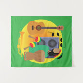 Reggae-Musik Wandteppich (Vorderseite (Horizontal))