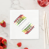 Reggae Napkin mit Zitat Serviette (Beispiel)