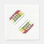 Reggae Napkin mit Zitat Serviette (Vorderseite)