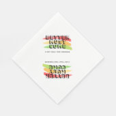 Reggae Napkin mit Zitat Serviette (Ecke)
