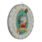 Reggae Narwhal Dartscheibe (Vorderseite Links)