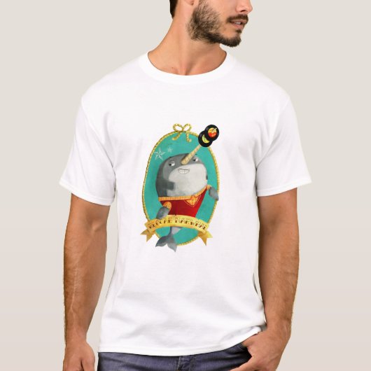 Reggae Narwhal T-Shirt (Vorderseite)