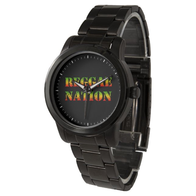 Reggae Nation Armbanduhr (Schrägansicht)