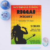Reggae Night Party oder Nightclub Flyer (Einzeln)