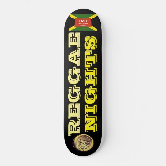 REGGAE NIGHTS Skateboard (Vorderseite)