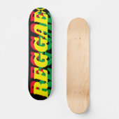 REGGAE OFFIZIELL 7 3/4" Skateboard Deck (Vorderseite)
