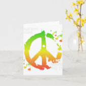 Reggae Peace - Jamaican Life Karte (Gelbe Blume)