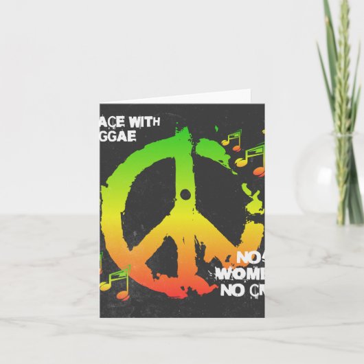 Reggae Peace - Jamaican Life Karte (Vorderseite)