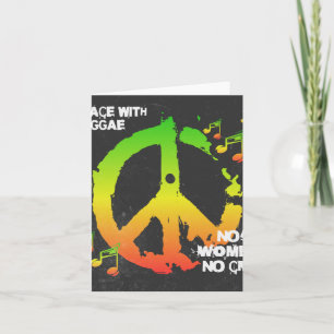 Reggae Peace - Jamaican Life Karte