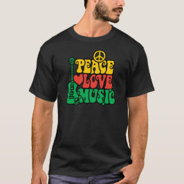 Reggae Peace Liebe Music T-Shirt