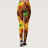 Reggae Polygen Vibrations - Power Yoga Leggings (Rückseite)