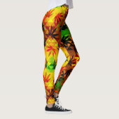 Reggae Polygen Vibrations - Power Yoga Leggings (Rechts)