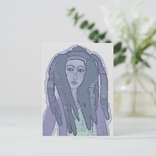 Reggae Postkarte (Stehend Vorderseite)