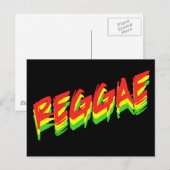 Reggae Postkarte (Vorne/Hinten)