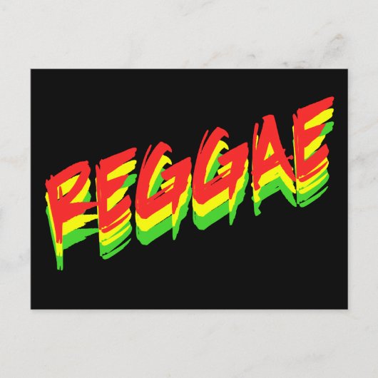 Reggae Postkarte (Vorderseite)