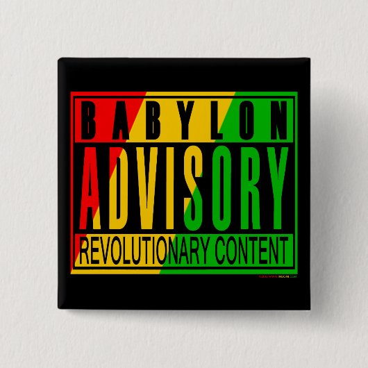 Reggae RASTA Button (Vorderseite)