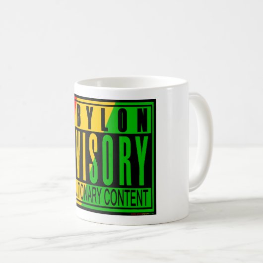 Reggae RASTA Kaffeetasse (VorderseiteRechts)