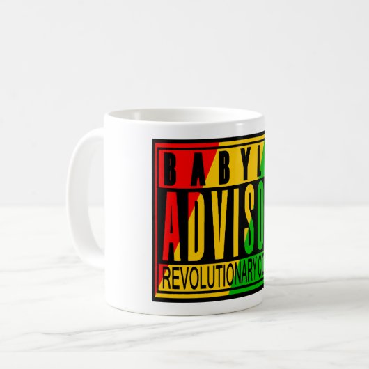 Reggae RASTA Kaffeetasse (Vorderseite Links)