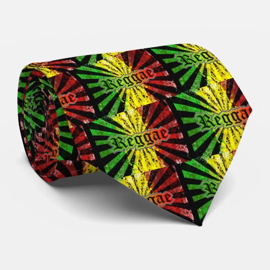 reggae rasta krawatte (Gerollt)