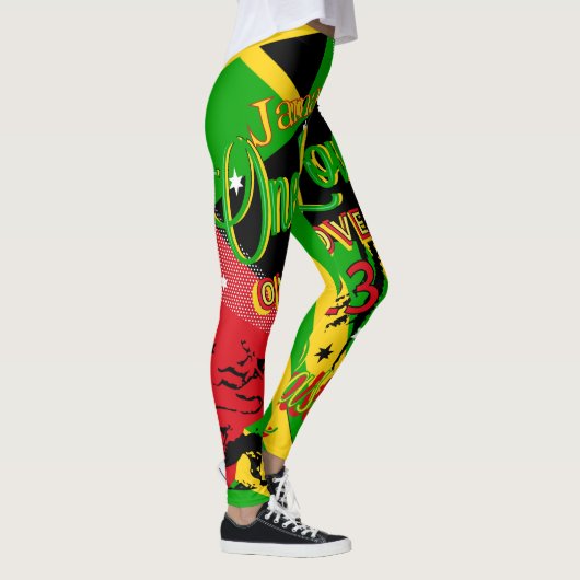 Reggae Rasta-Leggings Leggings (Rechts)