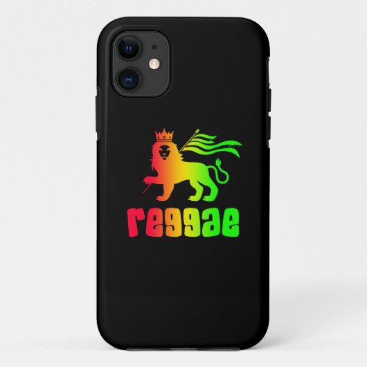 Reggae Rasta Lion Case-Mate iPhone Hülle (Rückseite)