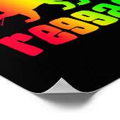 Reggae Rasta Lion Poster (Ecke)